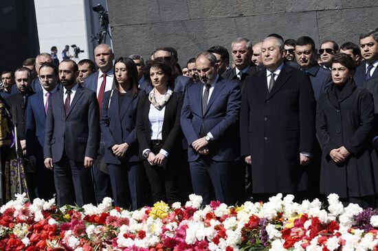 Мероприятия ко дню памяти геноцида армян в Ереване