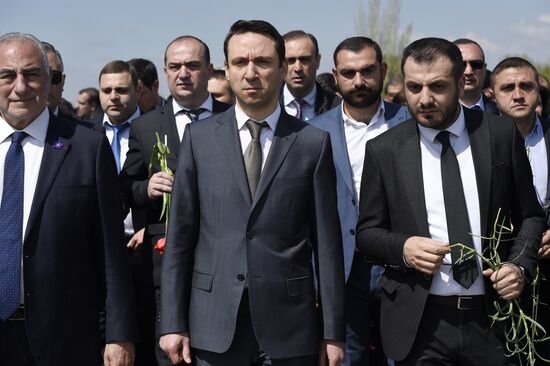 Мероприятия ко дню памяти геноцида армян в Ереване