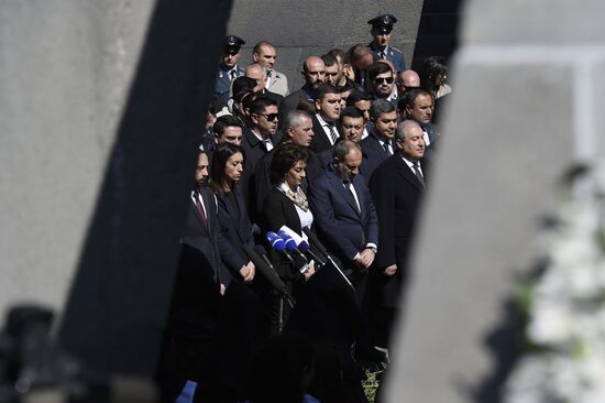 Мероприятия ко дню памяти геноцида армян в Ереване