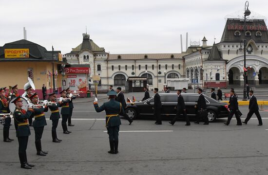 Лидер КНДР Ким Чен Ын прибыл во Владивосток