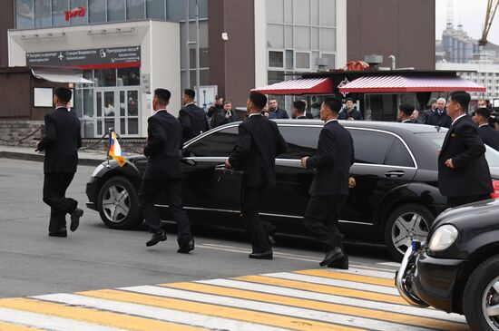Лидер КНДР Ким Чен Ын прибыл во Владивосток