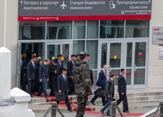 Лидер КНДР Ким Чен Ын прибыл во Владивосток