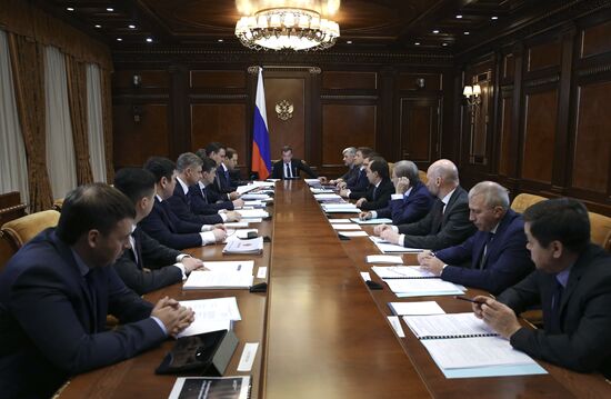 Премьер-министр РФ Д. Медведев провел заседание правительственной комиссии по импортозамещению 