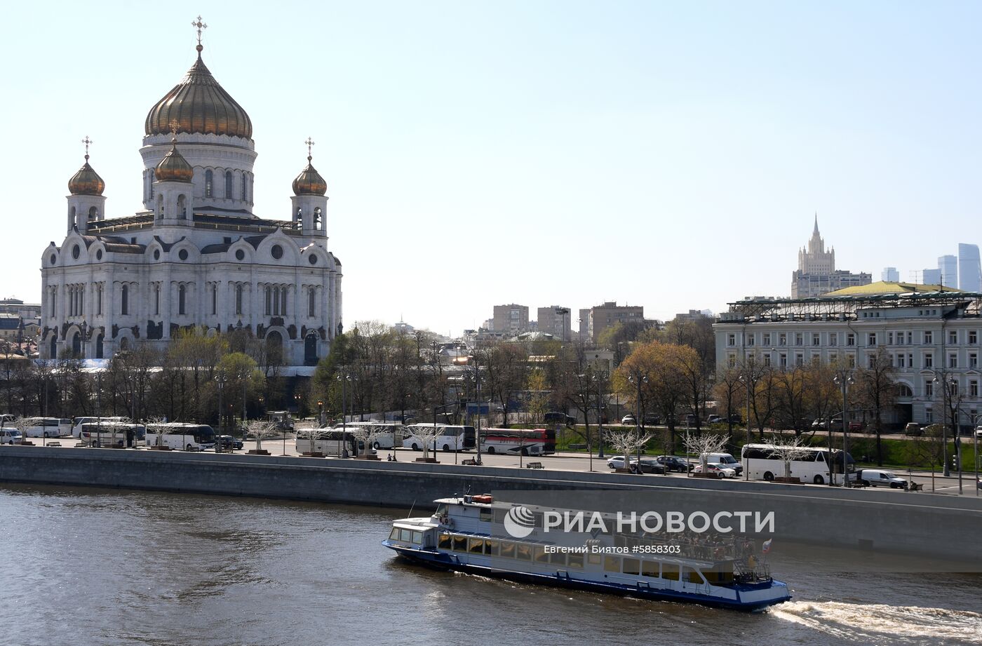 Открытие навигации на Москве-реке