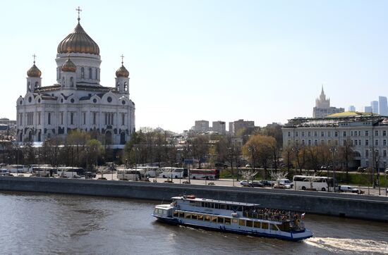 Открытие навигации на Москве-реке