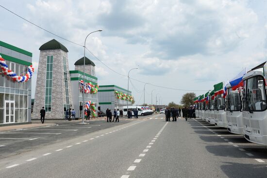 Открытие нового автовокзала в Грозном