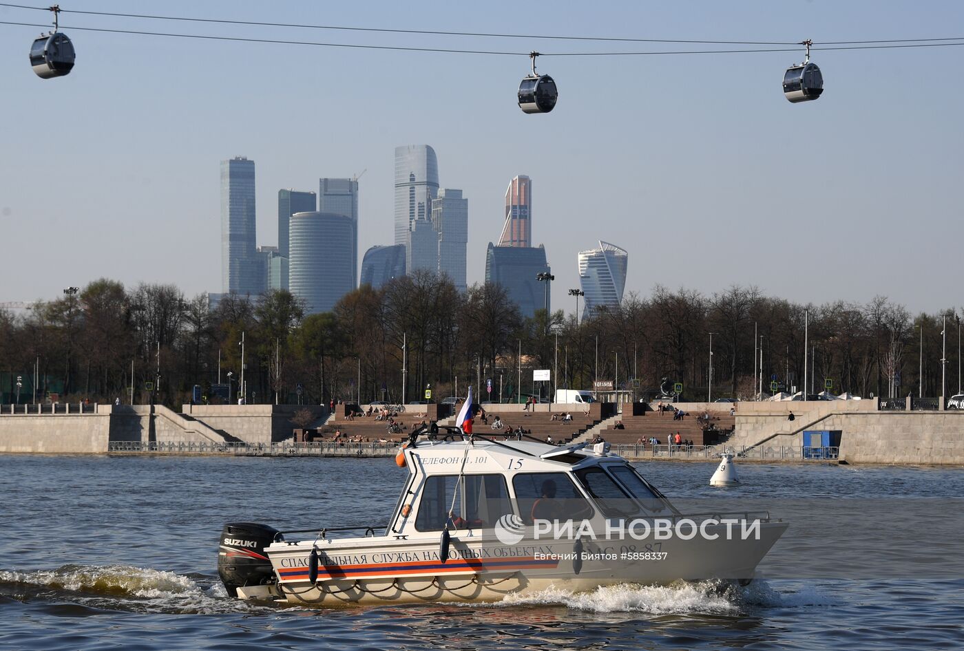 Открытие навигации на Москве-реке