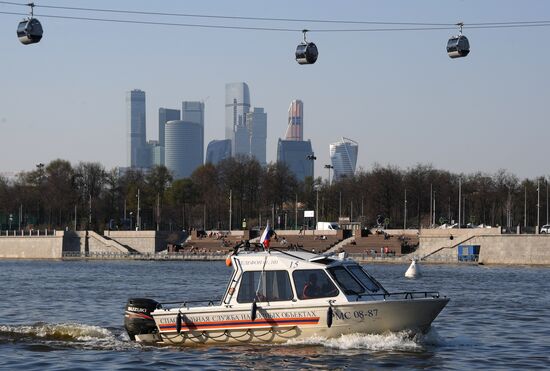 Открытие навигации на Москве-реке