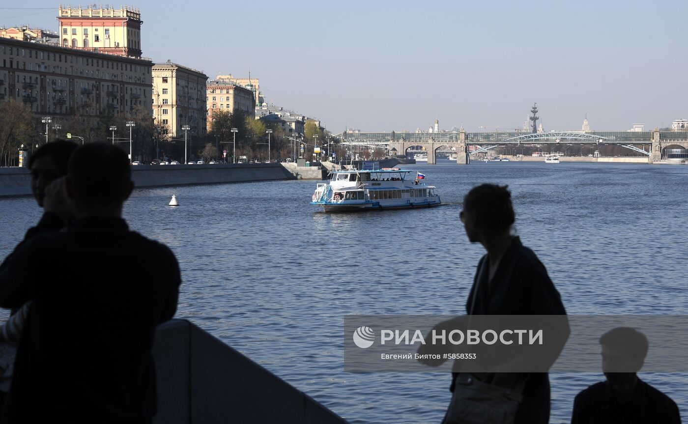 Открытие навигации на Москве-реке