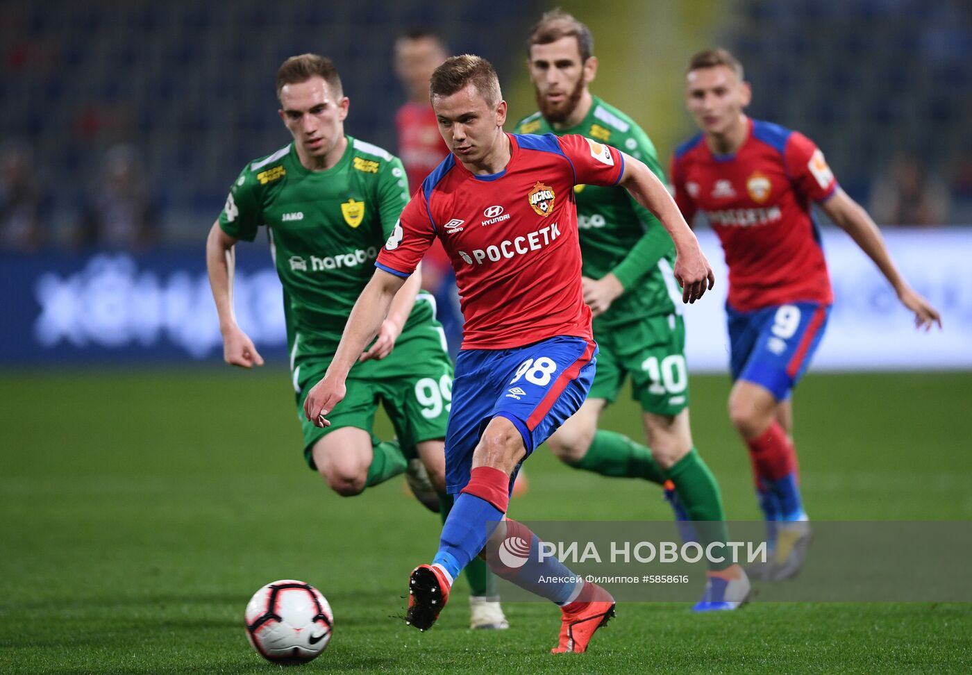 Футбол. РПЛ. Матч ЦСКА - "Анжи"