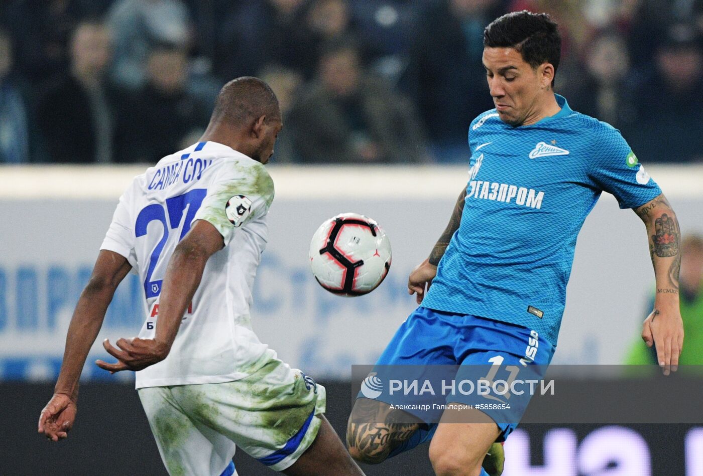 Футбол. РПЛ. Матч "Зенит" - "Динамо"