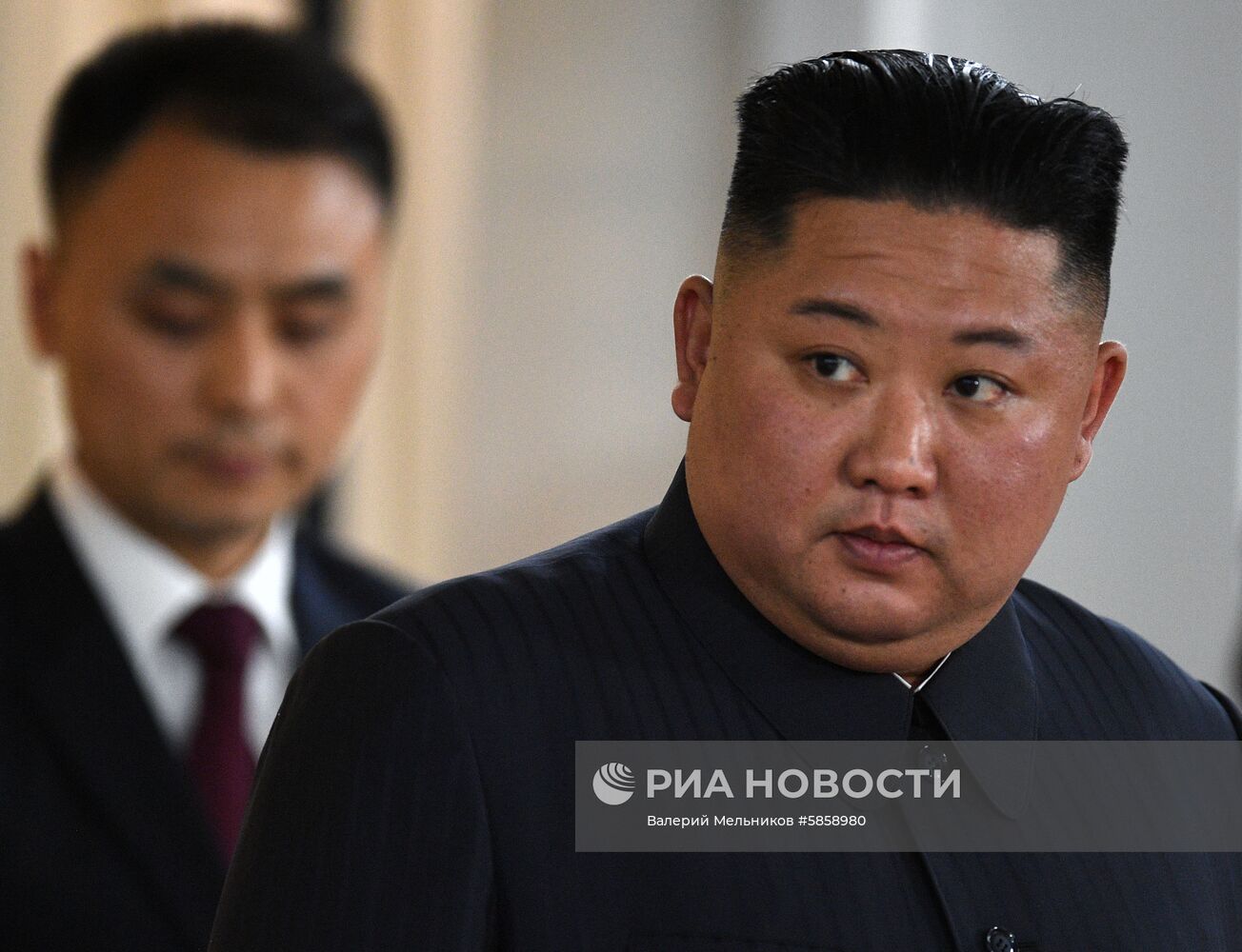 Президент РФ В. Путин встретился с лидером КНДР Ким Чен Ыном