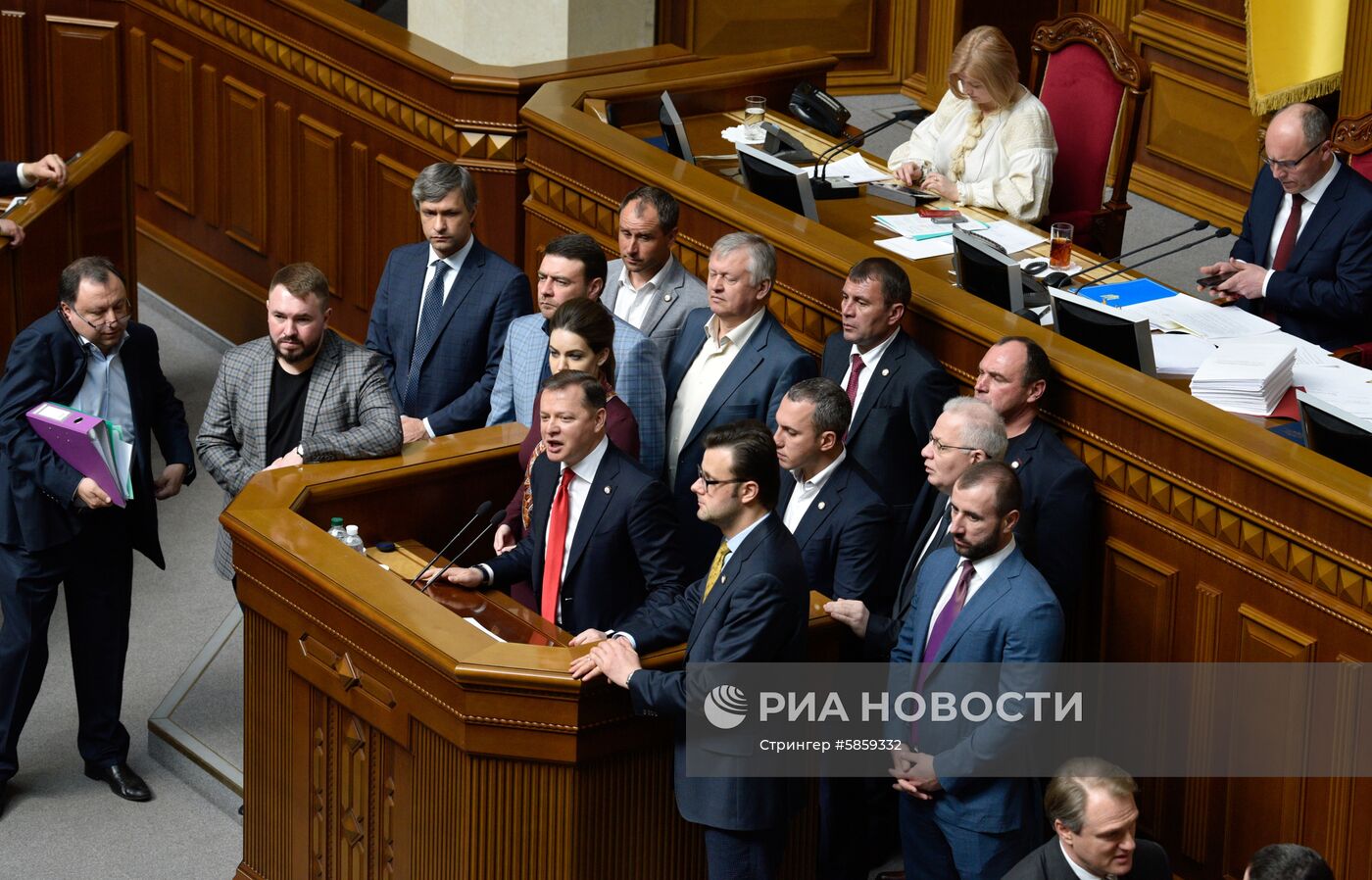 Заседание Верховной рады Украины