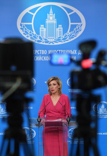 Брифинг официального представителя МИД России М. Захаровой