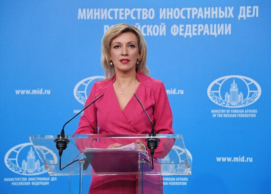 Брифинг официального представителя МИД России М. Захаровой