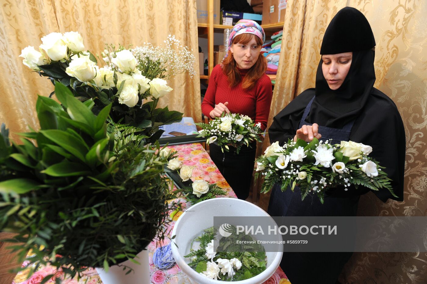 Подготовка к Пасхе в женском монастыре в Забайкальском крае