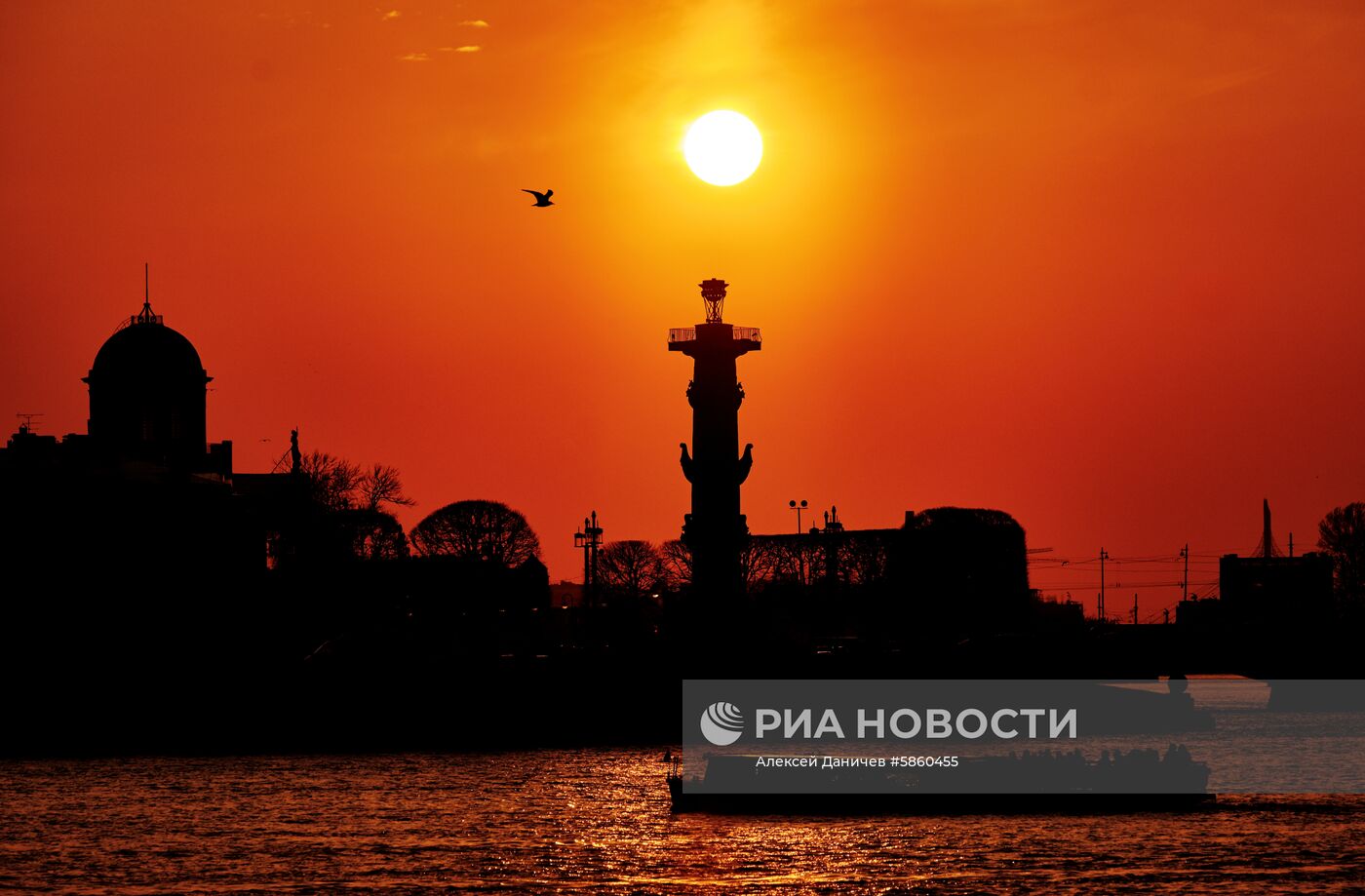 Закат в Санкт-Петербурге