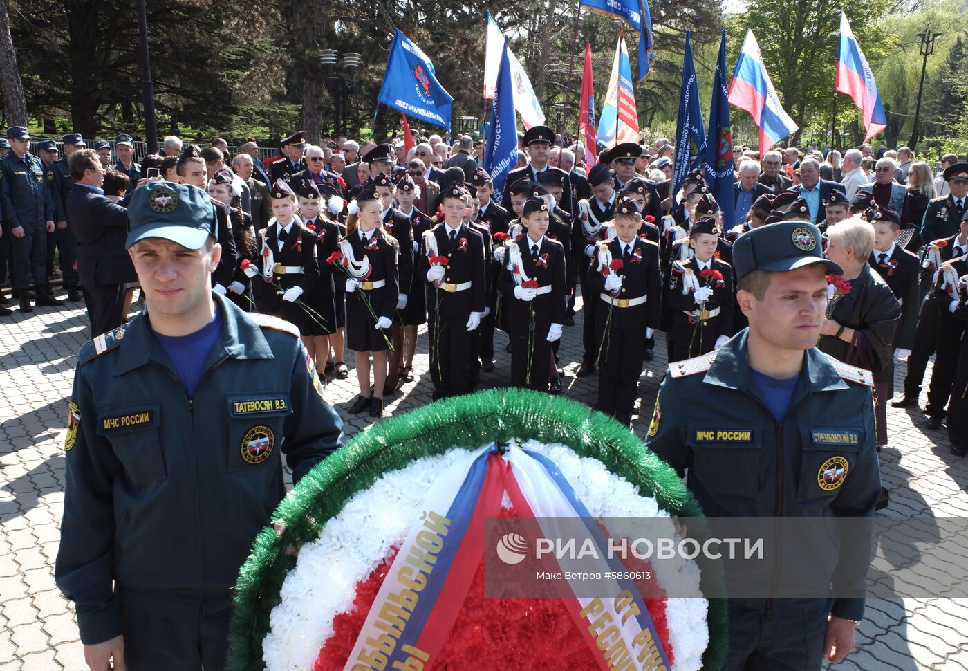 Памятные мероприятия в Симферополе в годовщину аварии на Чернобыльской АЭС 