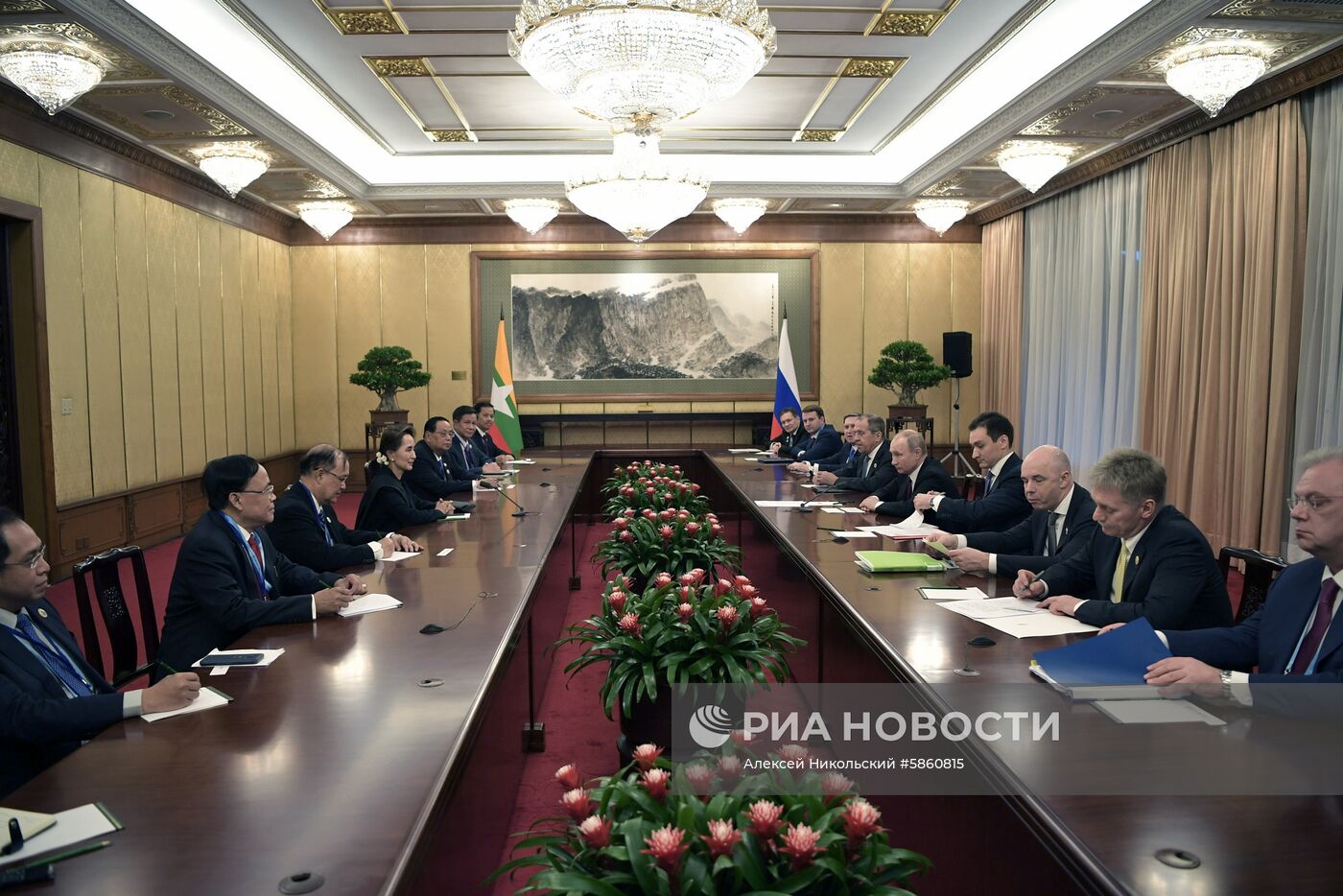 Рабочий визит президента РФ В. Путина в Китай