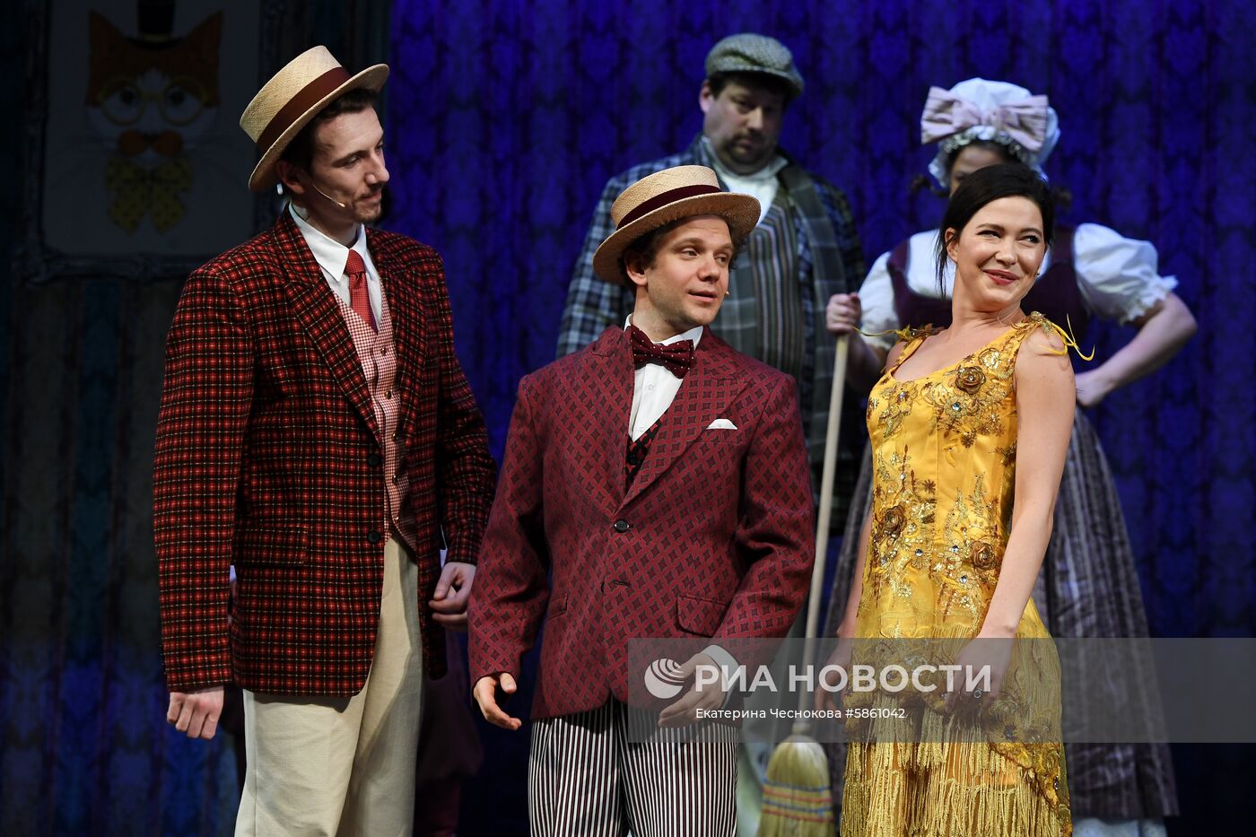 Репетиция спектакля "Всегда зовите Долли!" в Малом театре