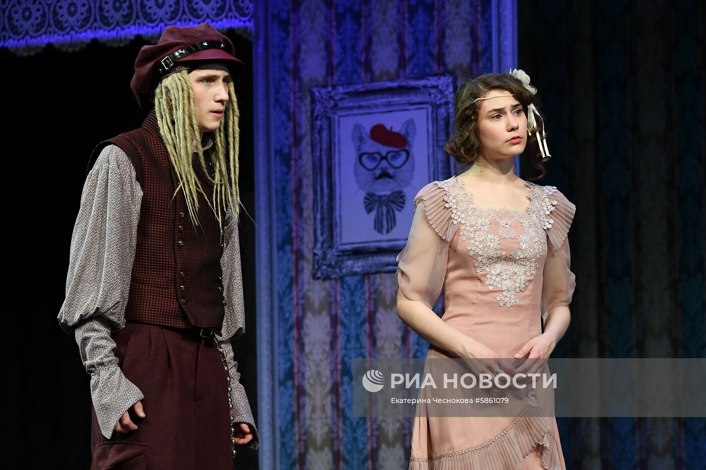 Репетиция спектакля "Всегда зовите Долли!" в Малом театре