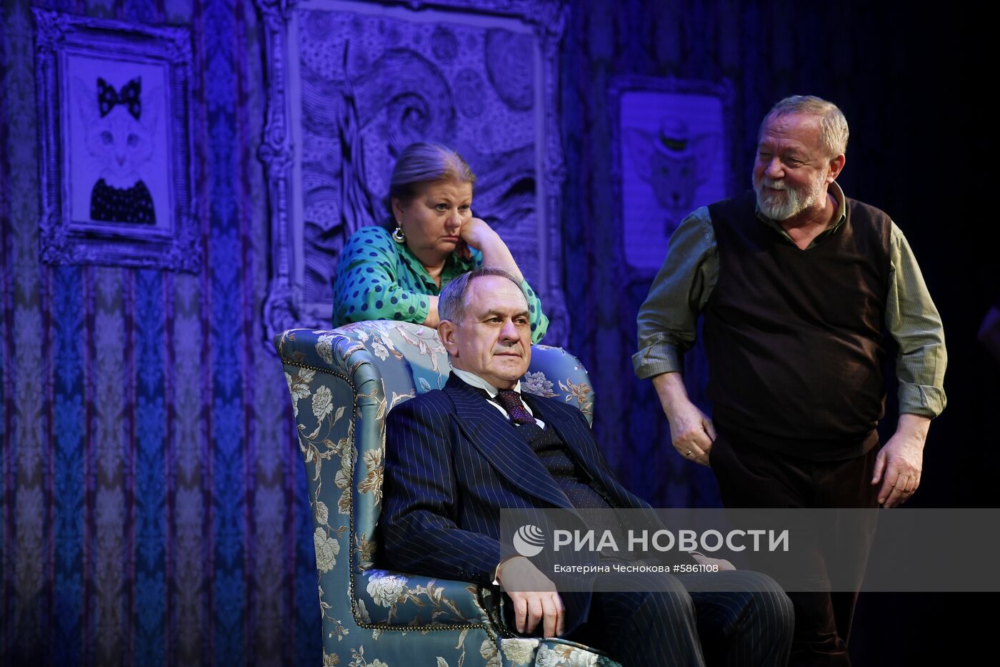 Репетиция спектакля "Всегда зовите Долли!" в Малом театре