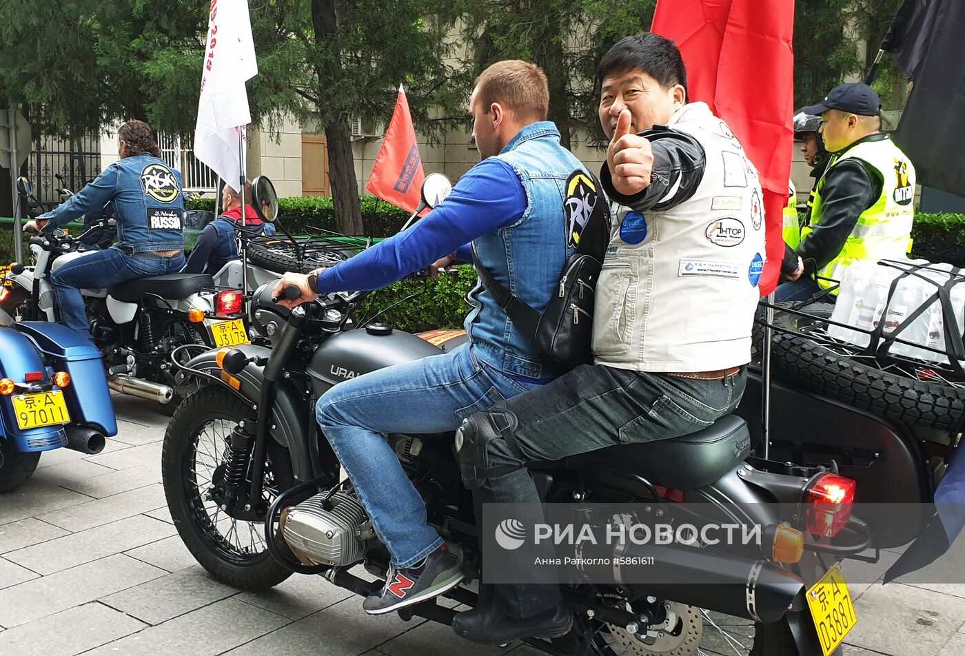 Старт российско-китайского мотопробега "Дорога дружбы"