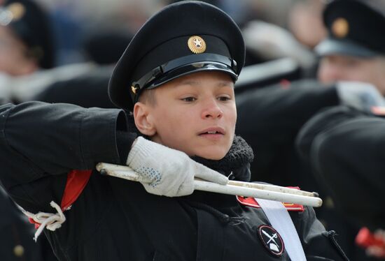 Репетиция парада Победы в Верхней Пышме