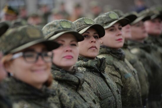 Репетиция парада Победы в Верхней Пышме