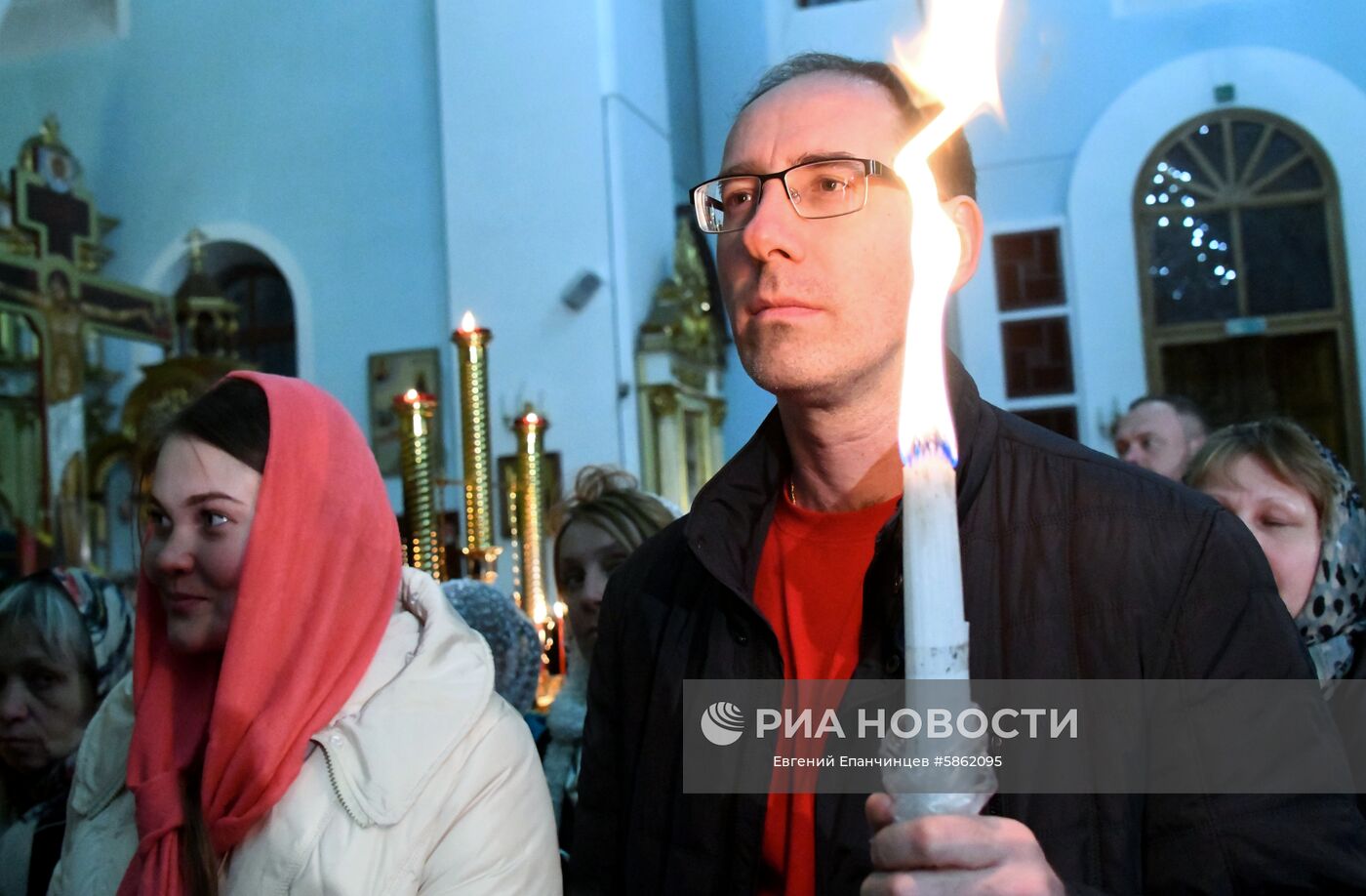 Празднование Пасхи в регионах России