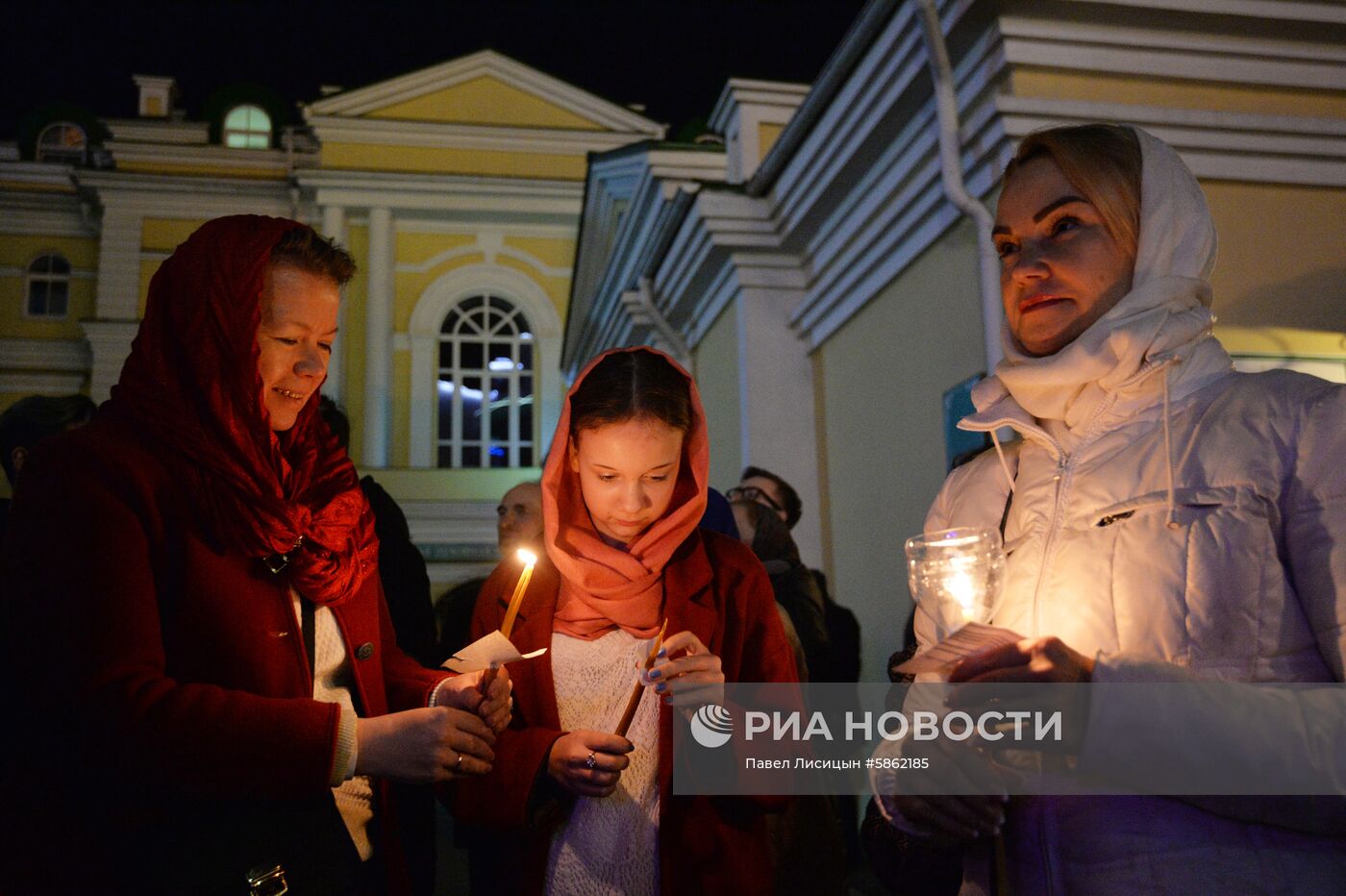 Празднование Пасхи в регионах России