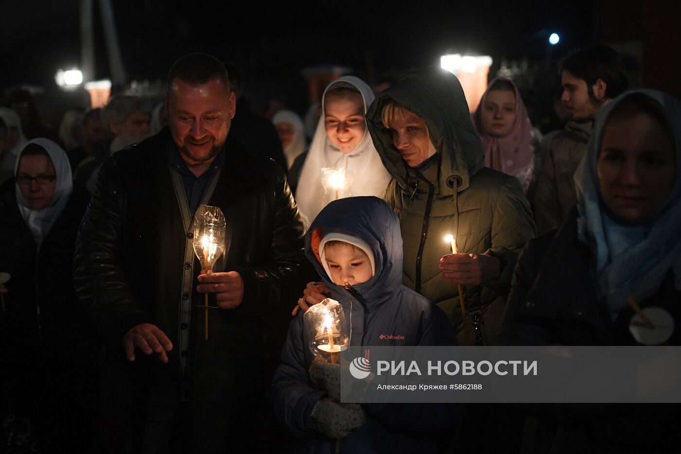 Празднование Пасхи в регионах России