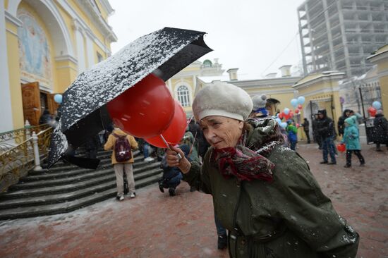 Пасхальный крестный ход 