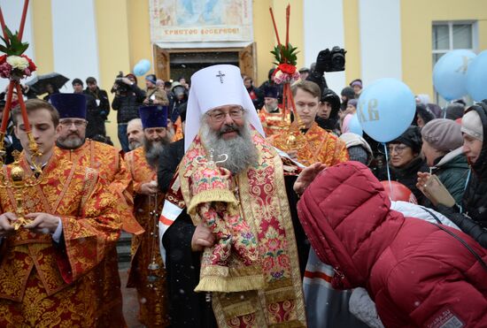 Пасхальный крестный ход 