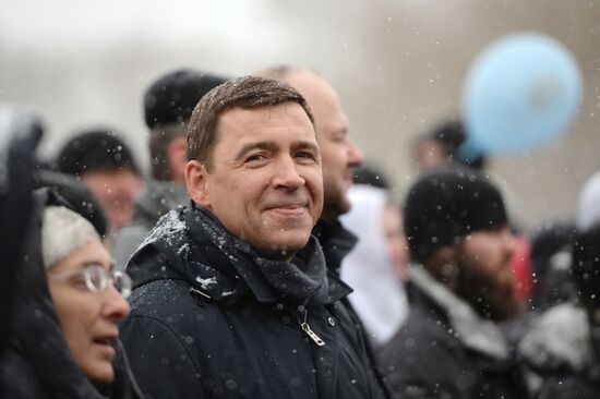 Пасхальный крестный ход 