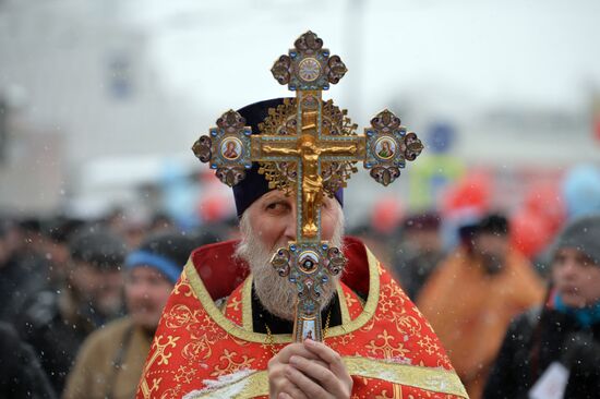 Пасхальный крестный ход 