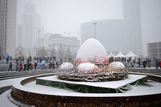 Пасхальный крестный ход 