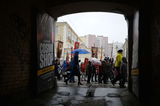 Пасхальный крестный ход 