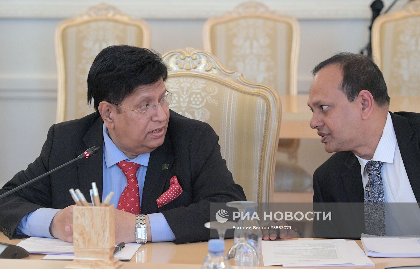 Встреча министров иностранных дел РФ и Бангладеш С. Лаврова и А.К.А. Момена