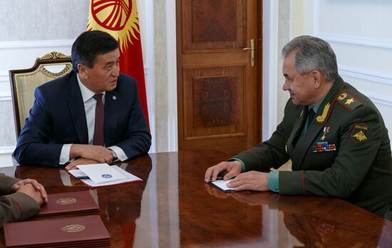 Визит министра обороны РФ  С. Шойгу в Киргизию
