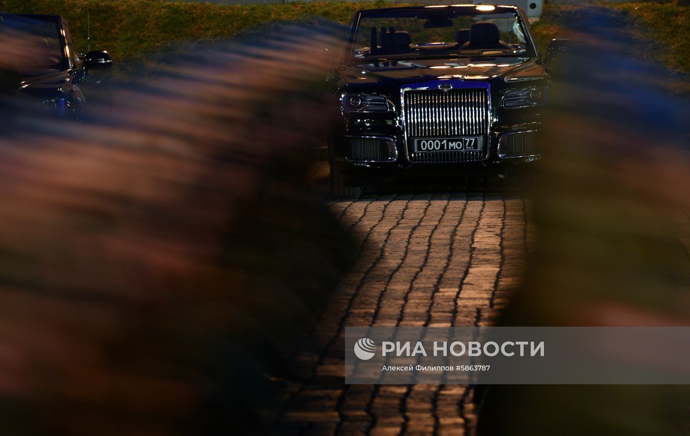 Ночная репетиция парада Победы