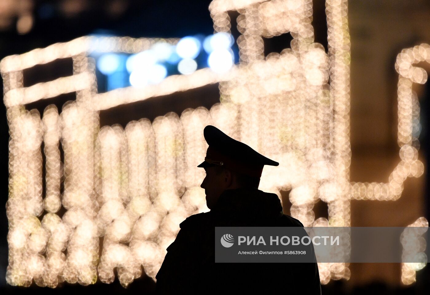 Ночная репетиция парада Победы