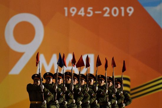 Ночная репетиция парада Победы
