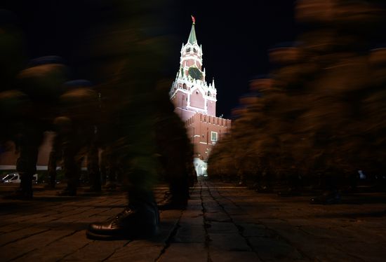 Ночная репетиция парада Победы