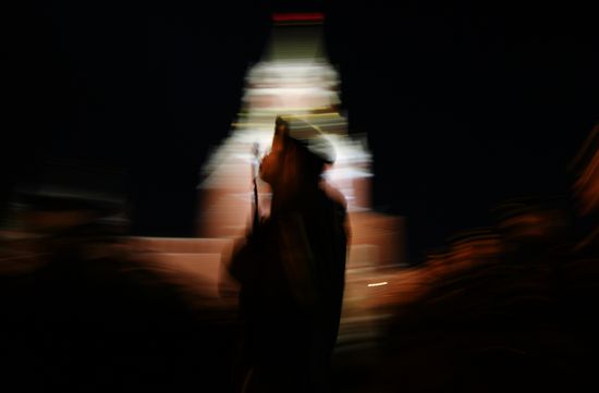 Ночная репетиция парада Победы
