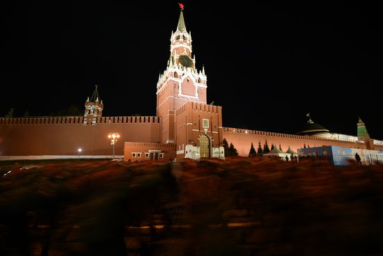 Ночная репетиция парада Победы