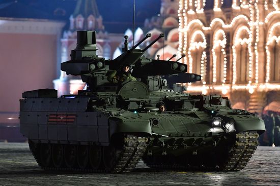 Ночная репетиция парада Победы