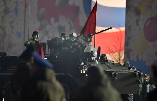 Ночная репетиция парада Победы