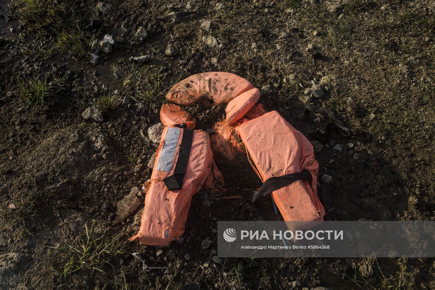 Лагерь беженцев "Мориа" в Греции