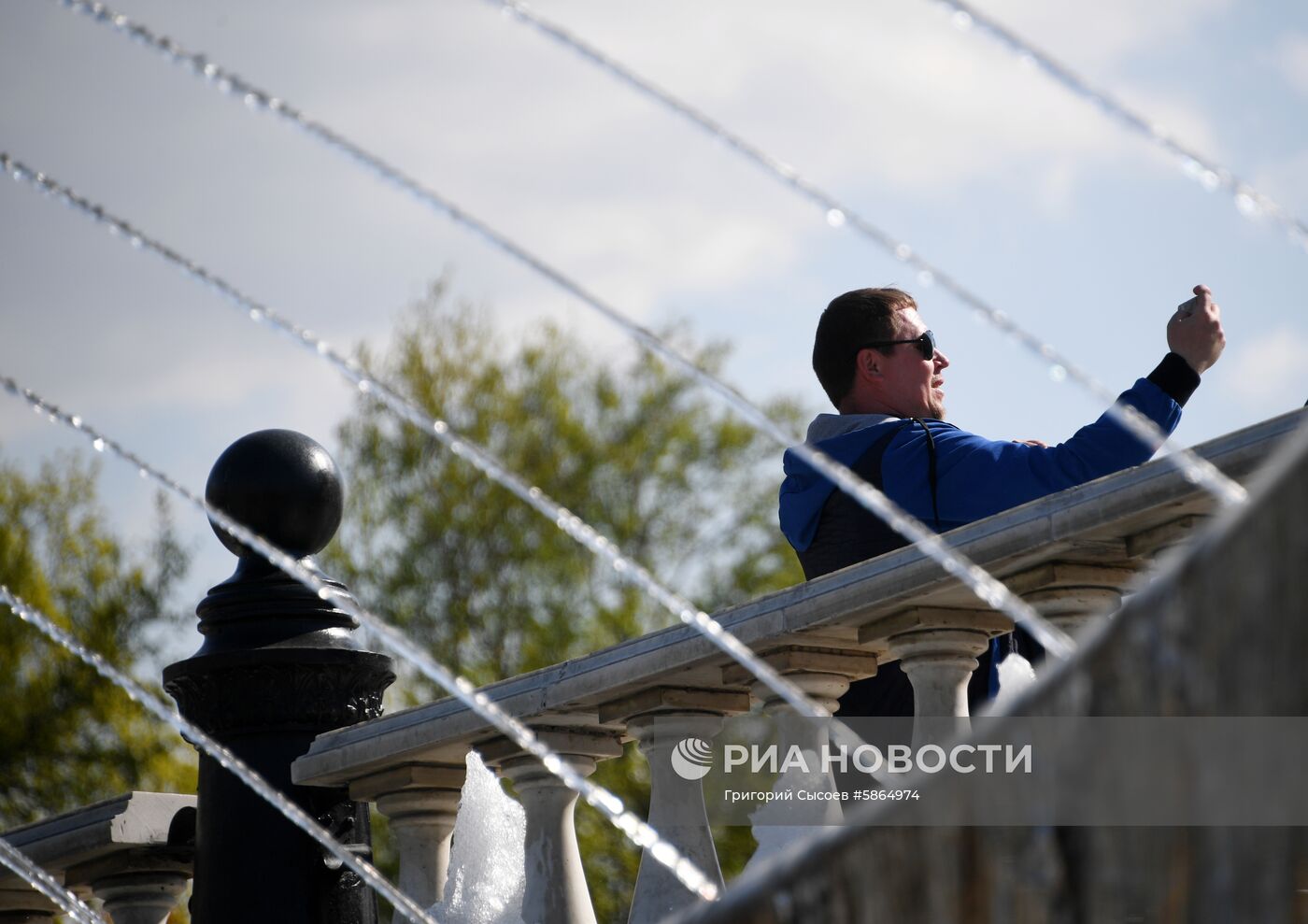 Открытие сезона фонтанов в Москве